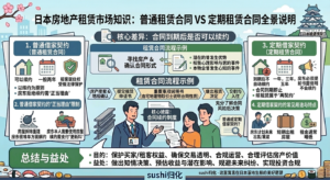 普通租赁合同（普通借家契约）和定期租赁合同（定期借家契约）